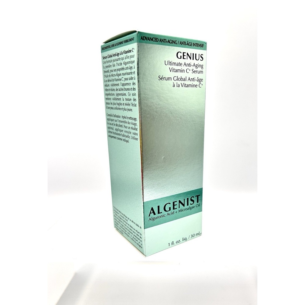 ALGENIST GENIUS ULTIMATE ANTI-AGING VITAMIN C SERUM 1 OZ NEW BOX -AMAZING!
